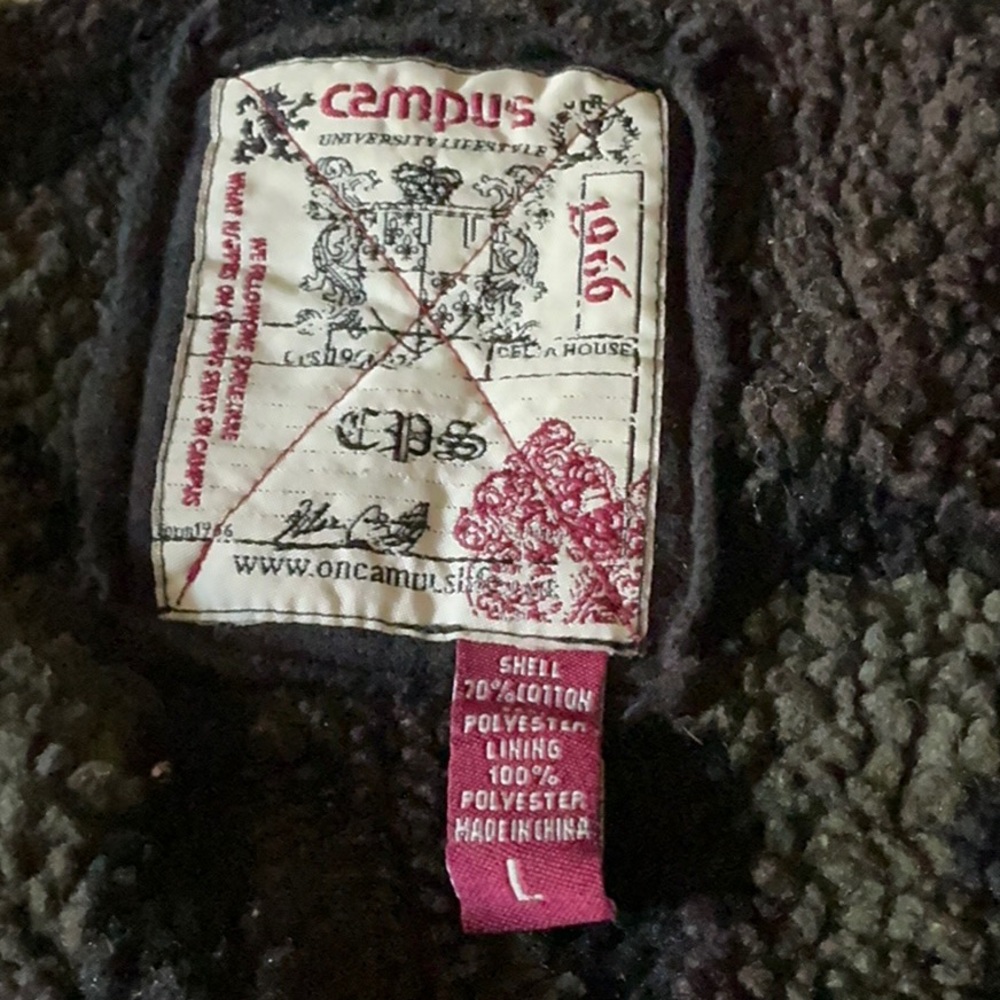 Campus Black Zip-Up Hoodie - Picture 2 of 4